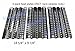 Hongso SPB911 (3-pack) Stainless Steel Heat Plate, Heat Shield, Heat Tent, Burner Cover, Vaporizor Bar, and Flavorizer Bar Replacement for Select DCS Gas Grill Models
