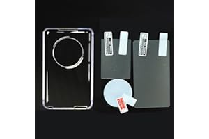 Full Protective Crystal Clear Hard Cover Case for iPod Classic Video 5th 5.5th Gen 30GB (Thin Version)+Screen Protector Film 