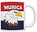 ThisWear American Mugs Murica Bald Eagle 4th of July USA Pride Mug 11oz Ceramic Coffee Mug