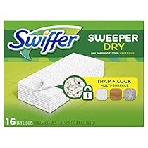 Swiffer Disposable Cloth Dry Sweeping Refills, 16 Count