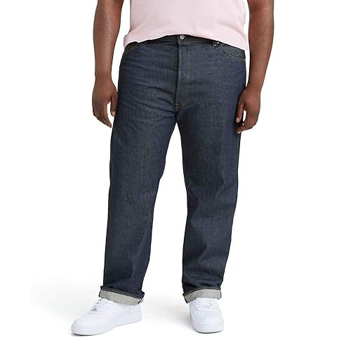 Levi's Men's 501 Original Fit Jeans (Also Available, Rigid STF, 38W x 36L Big Tall