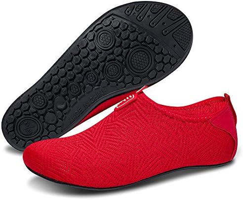 Msjenny Water Shoes Quick Dry Barefoot Sports Aqua Socks Beach Pool Swim Surf Yoga Shoes for Men Women