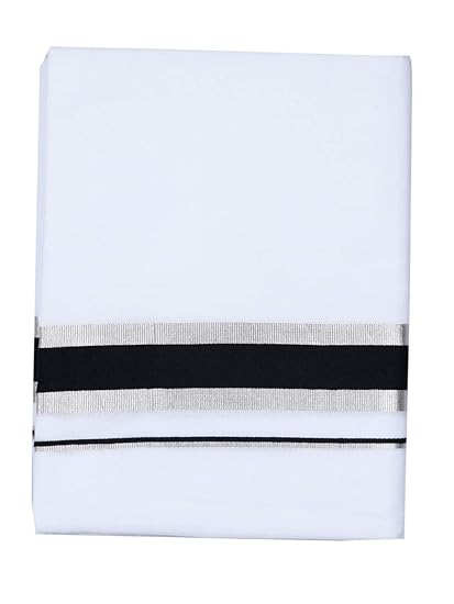 Men's Pure Cotton Dhoti's (141_White_3.60M)