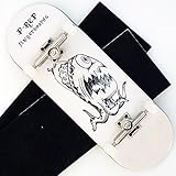 P-REP 33.5mm Alien Brain Graphic Low Mold Wooden Fingerboard Complete