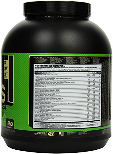 [- Optimum Nutrition Serious Mass Weight Gainer Whey Eiweißpulver (mit Vitaminen, Kreatin und