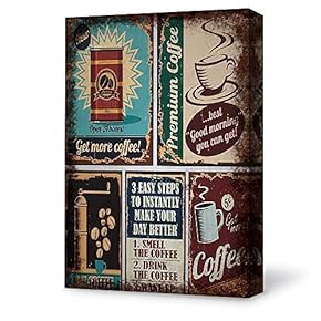 Canvas Wall Art-Rustic Style-Canvas Prints Home Artwork Decoration for Bar Cafe - 12x18 inches