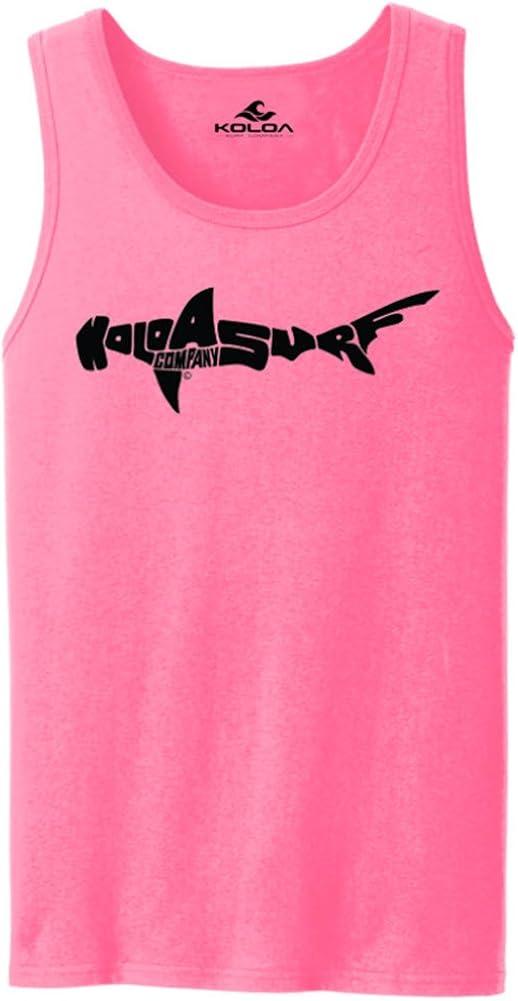 Koloa Surf Hammerhead Shark Logo Tank Tops in 27 Colors. Adult Sizes: S-4XL