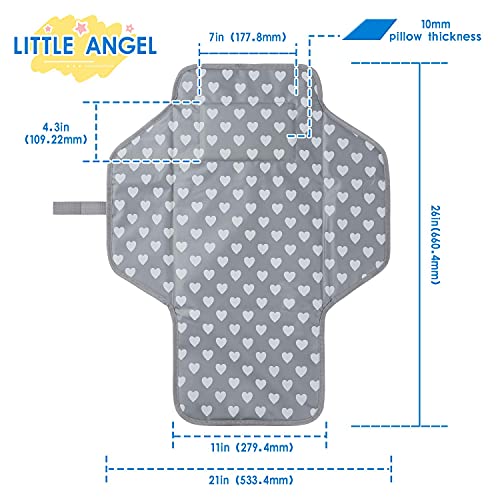 Baby Portable Changing Pad Travel Waterproof Compact Diaper