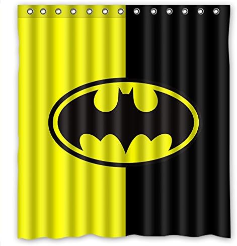 The Avengers Batman Bathroom Shower Curtain Shower Curtain 66"(w) x 72"(h)