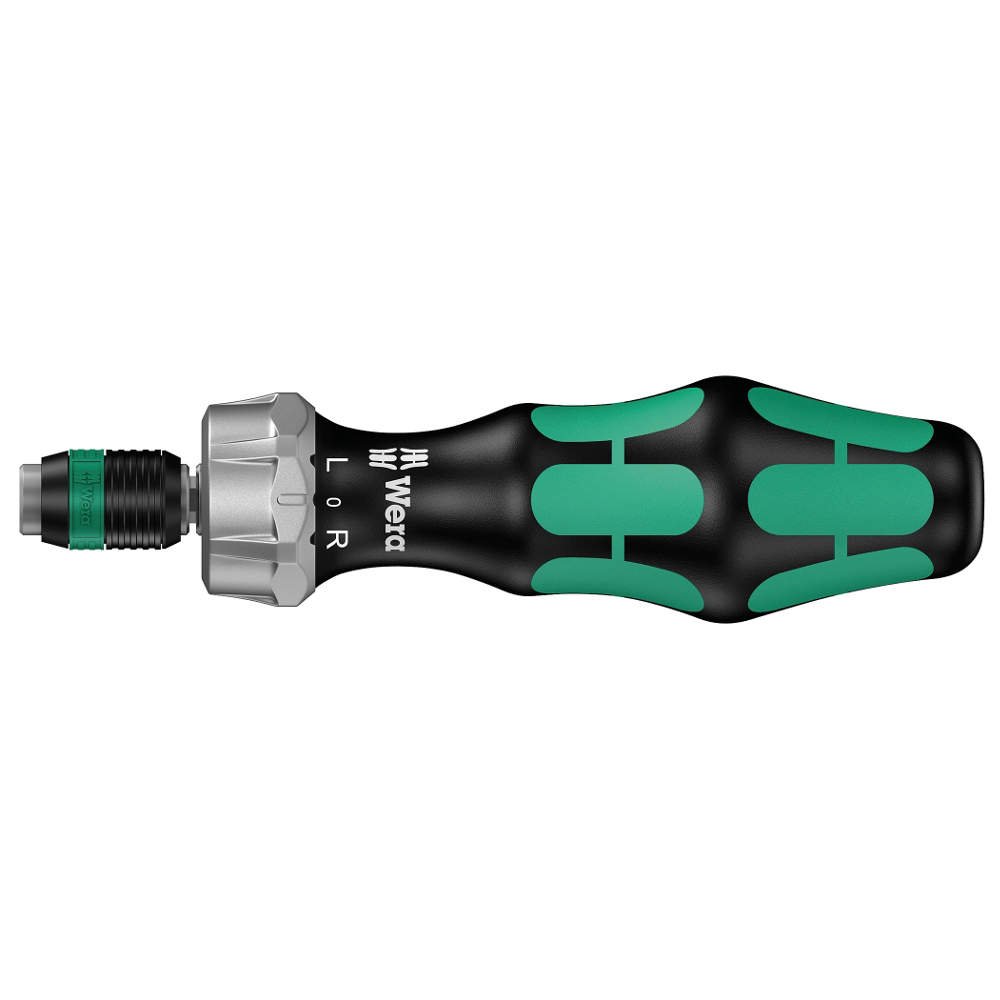 Wera - 5051461001 Destornillador de trinquete con sujeción de puntas Kraftform 816 RA, cabeza de 1/4