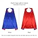 iROLEWIN Kids-Superhero-Cape and Mask for Boys-Girls Super Hero Dress-up Costumes as Children Birthday Party Gifts Favors