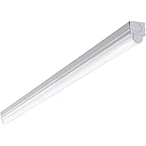 Metalux 4 ft. 1-Light Linear White Integrated LED Ceiling Strip Light with 2100 Lumens, 4000K