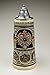 Beer Mug by King - Old Heritage CoA and Landmarks Relief Colored Beer Stein (Beer Mug) 0.75l Limited