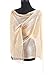 MissShorthair Womens Wedding Evening Wrap Shawl Glitter Metallic Prom Party Scarf with Fringe (onesize, 23 color)