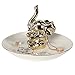 WANYA Ceramic Ring Jewelry Holder Decor Dish Organizer, Elephant