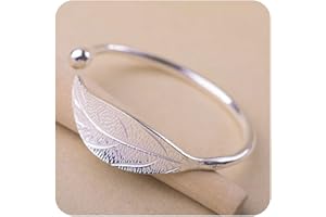 Lolvmvchi Sterling Silver Bracelet For Women Simple Open Bracelets Jewelry Bangle Bracelets Birthday Gifts