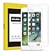 SPARIN iPhone 7 Plus 3D Screen Protector, Edge to Edge Curved Tempered Glass Screen Protector for iPhone 7 Plus with [Scratch Proof] [Ultra Clear], White