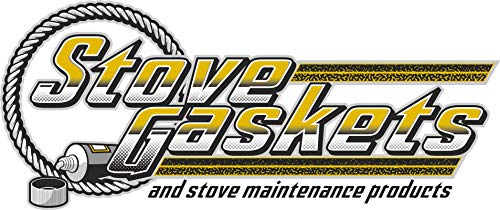 LavaLock® Wood Stove Replacement Gasket for Woodburning Stoves - Graphite Impregnated Fiberglass Gaskets (5/8" x 1/8" x 84" Flat - 120)