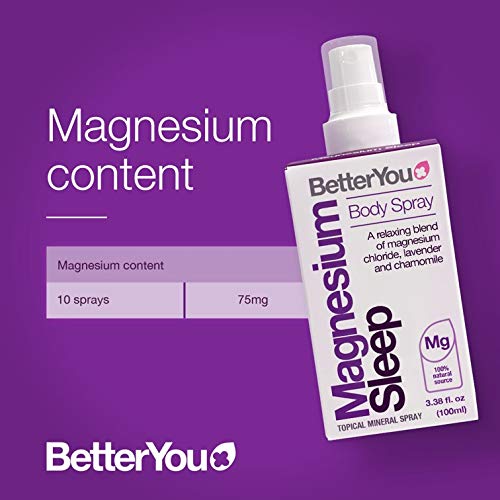 BetterYou Magnesium Sleep Body Spray Made with Zechstein Magnesium