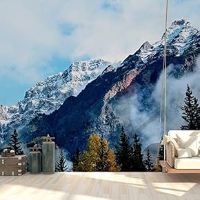 Wall Mural Magnificent Mountain View Removable Wallpaper Wall Sticker for Bedroom Living Room - 66x96 inches