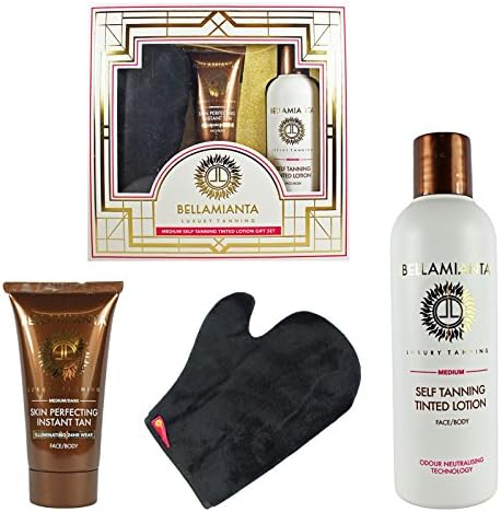 Bellamianta Self Tanning &amp; Tinted Lotion Gift Set - Medium