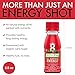 Bazi All Natural Energy Drink 12 Pack - 2.5 oz Liquid Energy Shots Extra Strength - Best Healthy Source of B12 Vitamin and Antioxidants - 8 Superfruits High ORAC D-Ribose to Boost Daily Performance