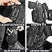 Alien Gear ShapeShift Ankle Holster - Custom Fit to Your Gun (Select Pistol Size) - Concealed Carry - Adjustable Retention and Ride Height - Made in The USA