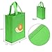Ava & Kings Fabric Tote Party Favor Goodie Gift Bags for Candy, Treats, Toys, Loot - Birthdays, Showers, Easter, Halloween, Lunch, Grocery - Set of 10 - Busy Buggies Theme