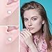 JewelryPalace 6-10mm Freshwater Cultured Pearl Button Ball Stud Earrings 925 Sterling Silver