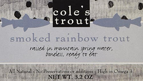 COLES TROUT SMOKED, 3.2 OZ, Pack of 3