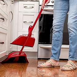 O-Cedar One Sweep Broom with Step-On Dustpan