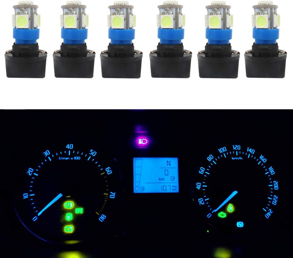 WLJH 6Pack T10 168 194 Led Bulb Replacement Instrument