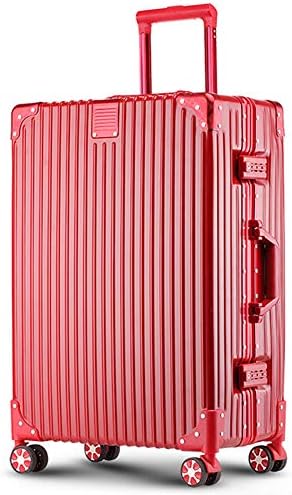 AIURBAG Lightweight Polycarbonate Aluminium Alloy Frame 4 Wheel Travel Luggage Suitcase, Carry On Hand Cabin Trolley