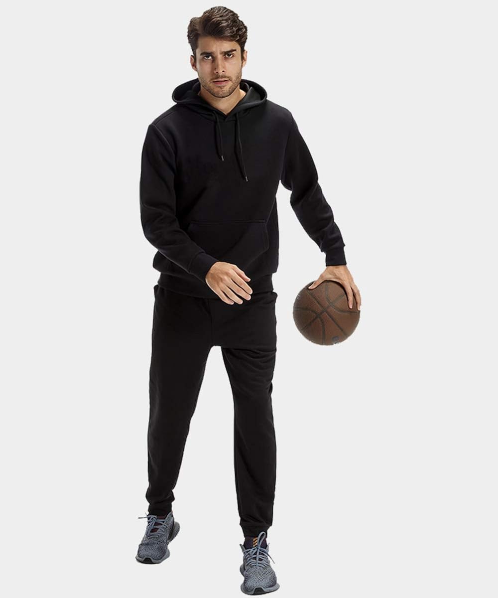 CASEI Solid Hoodies for Men Athletic Pullover Hoodie Lightweight Sweatshirt with Pockets: Clothing
