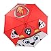 Nickelodeon Boys' Little Paw Patrol Marshall 'Squeeze and Flap' Fun Rainwear Umbrella, red/White, Age 3-7