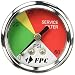 Baldwin Filters Pressure Gauge, Width (In.) 1-1/2