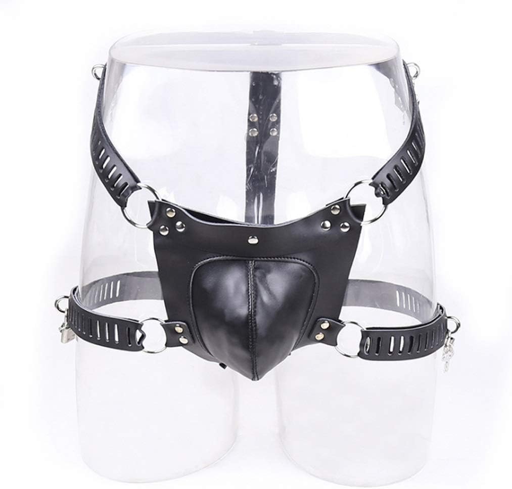 YYBB Men's Chastity Lock Chastity Belt Iron Underwear T-Type Anal Plug Stainless Steel Gay Gay Séx Foreplay Flirt Mássage Stimulation Pants Lock T-Shirt, Sunglasses