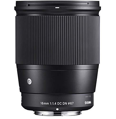 Sigma 16 mm F1.4 DC DN Contemporary - Objetivo para Sony E, color negro