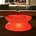 iver LED Luminous Bar Table Waterproof Plastic Furniture Outdoor Furniture Living Room Garden Furniture Wireless Remote Control Charging