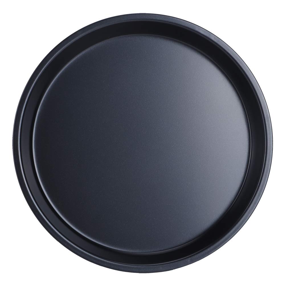 Pizza Pan Non-Stick Round Shallow Pie Cake Bread Mold Carbon Steel Baking Dish Pan Tray Kitchen Tools 5/6/7/8/9/10 inch (8in)