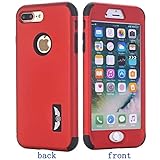AOKER iPhone 7 Plus Case Matte Finish, Hybrid Heavy