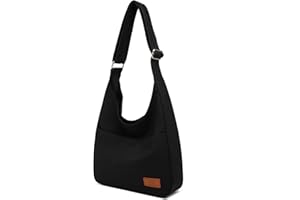 MYHOZEE Canvas Tote Bag, Large Hobo Bags for Women Aesthetic Shoulder Purses Cute Simple School Crossbody Purse