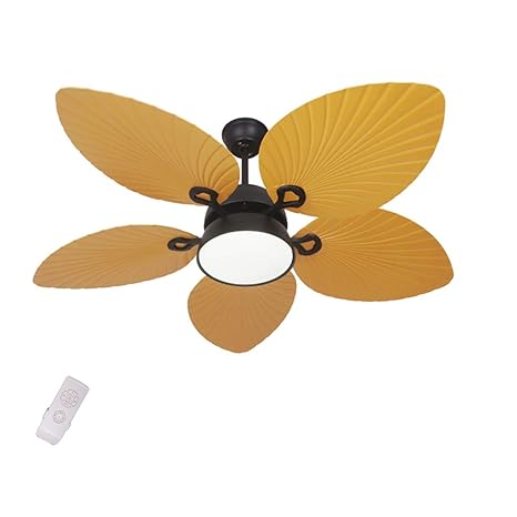 Ceiling Fan Zhaoshunli Light Plastic Leaf Shaped European Fan