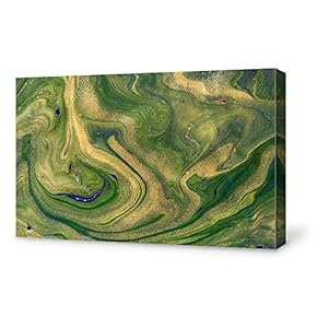 Canvas Wall Art Beautiful Stone Features Painting Artwork for Home Prints Framed - 12x18 inches