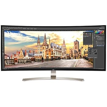 LG 38UC99-W 38-Inch 21:9 Curved UltraWide QHD+ IPS Monitor with Bluetooth Speakers