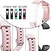 REDGO ID115U Replacement Bands, ID115U ID115UHR Replacement Fitness Tracker Band, Black Blue Teal Pink Purple