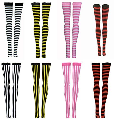 Micro Stripe Doll Stockings for Barbie - Francie - Skipper - Made to Move - Silkstone - Curvy - Tall - Petite
