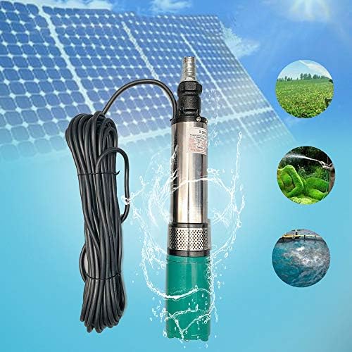 SUDEG Solar Water Pump Submersible Deep Well Water Pump 320W DC 12V Stainless Solar Water Intake in Factories& Mines&Enterprises &Wells US