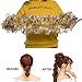 32″ Wrap Around Clip in Bun Scrunchy Updo Hairpiece Ponytail Hair Extensions Wavy Donut Chignons-ash blonde & bleach blondethumb 4