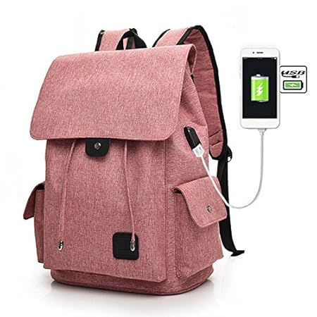 sweetlife Laptop Rucksack, Anti-Diebstahl Laptop Rucksack USB, USB-Ladeanschluss Langlebig Business Daypack-Large Kapazität |